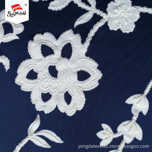 Floral Puff Knit African Print Fabric For Garment